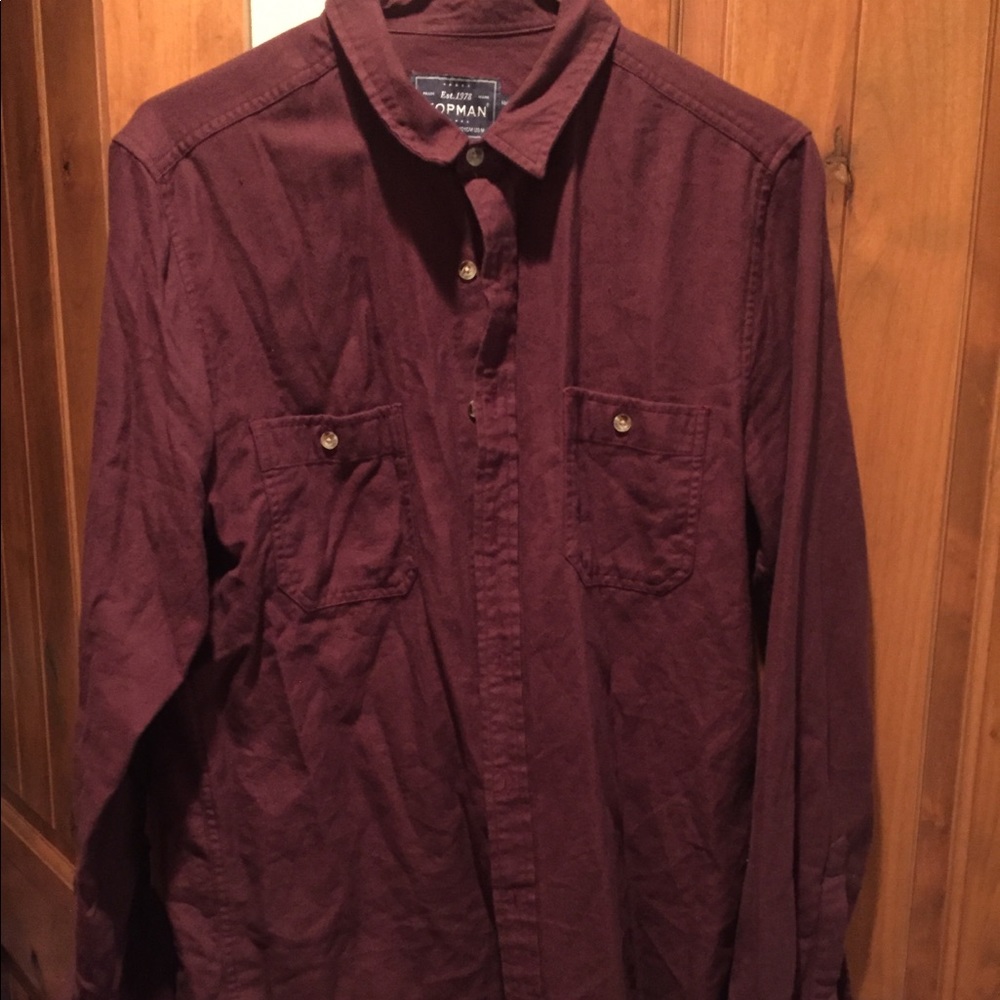 Gently used top man flannel